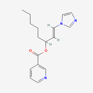 molecular formula C17H21N3O2 B1623979 Nicogrelate CAS No. 80614-21-7
