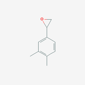 molecular formula C10H12O B162398 2-(3,4-Dimethylphenyl)oxirane CAS No. 1855-36-3
