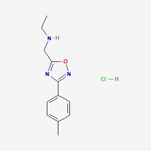 N-{[3-(4-Methylphenyl)-1,2,4-oxadiazol-5-YL]methyl}ethanamine hydrochloride