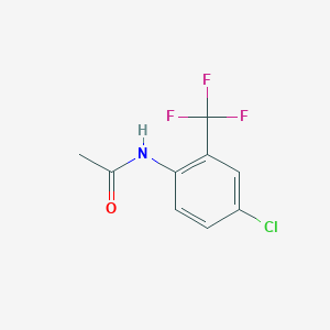 molecular formula C9H7ClF3NO B1623992 N-[4-氯-2-(三氟甲基)苯基]乙酰胺 CAS No. 344-53-6