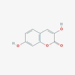 molecular formula C9H6O4 B1623998 3,7-Dihydroxychromen-2-one CAS No. 22065-03-8