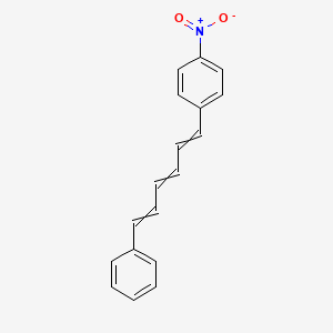 molecular formula C18H15NO2 B1624002 1-(4-Nitrophenyl)-6-phenylhexatriene CAS No. 20264-90-8