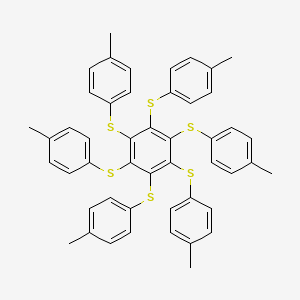 molecular formula C48H42S6 B1624006 Hexakis(p-tolylthio)benzene CAS No. 55709-41-6