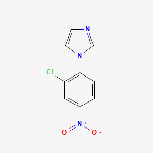 molecular formula C9H6ClN3O2 B1624020 1-(2-chloro-4-nitrophenyl)-1H-imidazole CAS No. 862776-43-0