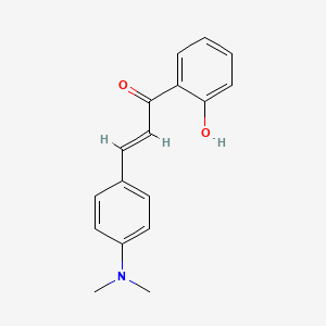 molecular formula C17H17NO2 B1624021 (2E)-3-[4-(dimethylamino)phenyl]-1-(2-hydroxyphenyl)prop-2-en-1-one CAS No. 6342-97-8