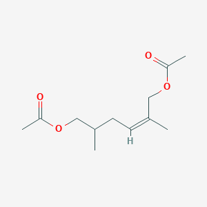 molecular formula C12H20O4 B1624028 [(Z)-6-acetyloxy-2,5-dimethylhex-4-enyl] acetate CAS No. 71172-53-7