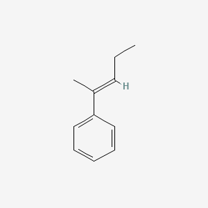 molecular formula C11H14 B1624033 (1-Methyl-1-buten-1-yl)benzene CAS No. 53172-84-2