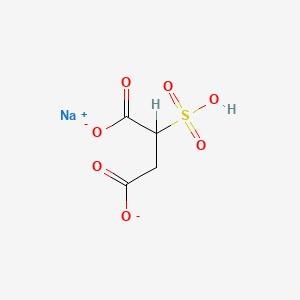 molecular formula C4H5NaO7S B1624036 Sulphosuccinic acid, sodium salt CAS No. 20526-58-3