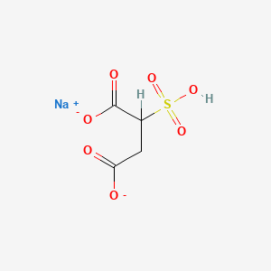 molecular formula C4H4NaO7S- B1624036 Sulphosuccinic acid, sodium salt CAS No. 20526-58-3