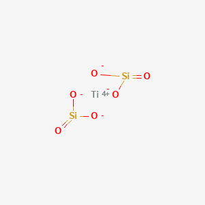 molecular formula O6Si2Ti B1624069 Silicic acid, titanium salt CAS No. 42613-21-8