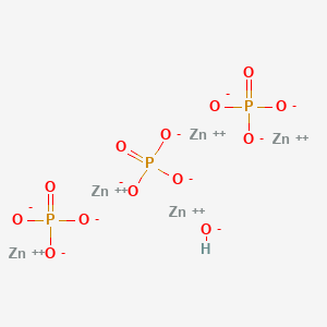 molecular formula HO13P3Zn5 B1624076 Pentazinc hydroxide tris(phosphate) CAS No. 60430-04-8