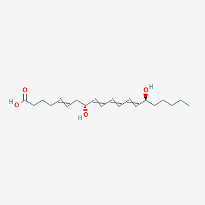 molecular formula C20H32O4 B1624087 (8R,15S)-8,15-dihydroxyicosa-5,9,11,13-tetraenoic acid CAS No. 80234-67-9