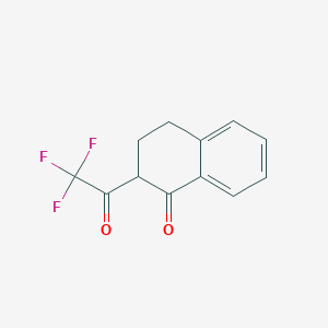 molecular formula C12H9F3O2 B1624088 2-(trifluoroacetyl)-3,4-dihydronaphthalen-1(2H)-one CAS No. 318-46-7