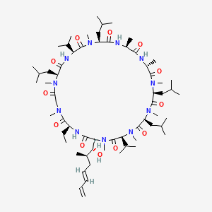 molecular formula C63H111N11O12 B1624091 Voclosporin CAS No. 515814-00-3