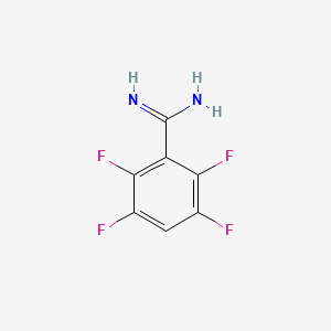 molecular formula C7H4F4N2 B1624094 2,3,5,6-Tetrafluorobenzenecarboximidamide CAS No. 885954-80-3