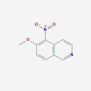 molecular formula C10H8N2O3 B016241 6-Methoxy-5-nitroisoquinoline CAS No. 72677-92-0