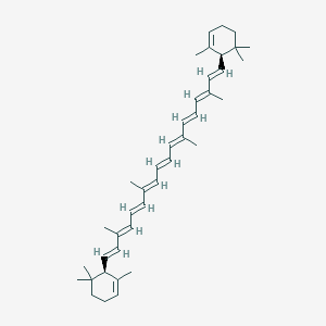 molecular formula C40H56 B162410 (6R,6'R)-epsilon-carotene CAS No. 472-89-9