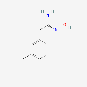 molecular formula C10H14N2O B1624101 2-(3,4-dimethylphenyl)-N'-hydroxyethanimidamide CAS No. 42191-49-1
