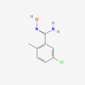 molecular formula C8H9ClN2O B1624104 5-Chloro-N-hydroxy-2-methyl-benzamidine CAS No. 850005-10-6