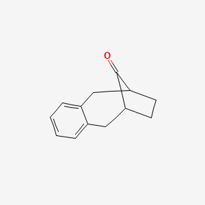 molecular formula C13H14O B1624105 三环[8.2.1.03,8]十三-3,5,7-三烯-13-酮 CAS No. 54962-18-4