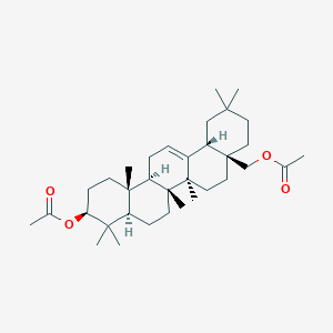 molecular formula C34H54O4 B162411 Erythrodiol diacetate 