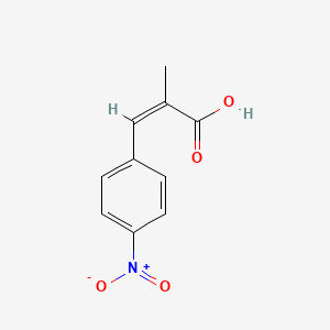 molecular formula C10H9NO4 B1624116 2-Methyl-3-(4-nitrophenyl)-2-Propenoicacid CAS No. 949-98-4