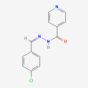 4-Chlorobenzaldehyde (4-pyridylcarbonyl)hydrazone