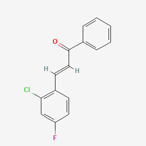 molecular formula C15H10ClFO B1624140 2-Chloro-4-fluorochalcone CAS No. 286932-31-8
