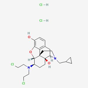 molecular formula C24H34Cl4N2O3 B1624144 Chlornaltrexamine dihydrochloride CAS No. 67025-98-3