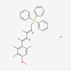(E,E)-[5-(4-methoxy-2,3,6-trimethylphenyl)-3-methyl-2,4-pentadienyl]triphenylphosphonium chloride