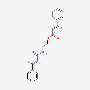 molecular formula C20H19NO3 B1624155 Cinnamic acid, 2-cinnamamidoethyl ester CAS No. 43196-28-7
