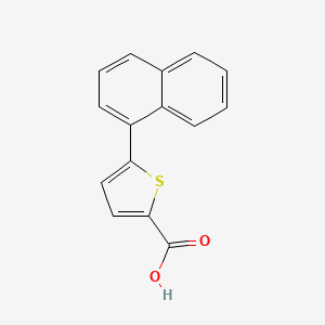 molecular formula C15H10O2S B1624169 5-(1-Naphthyl)thiophene-2-carboxylic acid CAS No. 58256-10-3