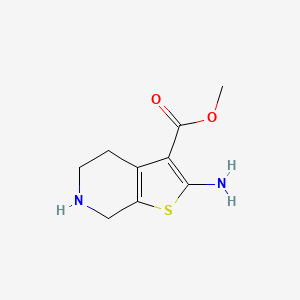 molecular formula C9H12N2O2S B1624174 Methyl 2-amino-4,5,6,7-tetrahydrothieno[2,3-c]pyridine-3-carboxylate CAS No. 923145-14-6