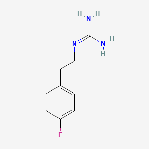 molecular formula C9H12FN3 B1624181 N-[2-(4-Fluoro-phenyl)-ethyl]-guanidine CAS No. 885927-31-1