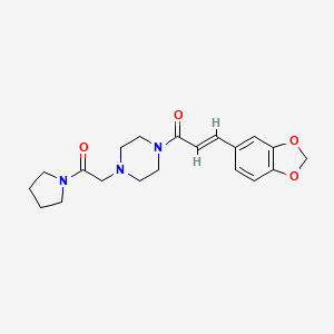 molecular formula C20H25N3O4 B1624188 Cinoxopazide CAS No. 88053-05-8