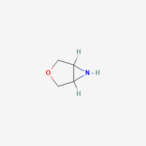 molecular formula C4H7NO B1624197 3-Oxa-6-azabicyclo[3.1.0]hexane CAS No. 5834-36-6