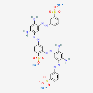 molecular formula C30H23N12Na3O9S3 B1624202 C.I. Acid brown 120 CAS No. 6428-26-8