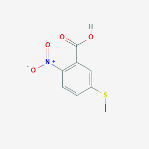 molecular formula C8H7NO4S B1624208 5-(Methylthio)-2-nitrobenzoic acid CAS No. 68701-32-6