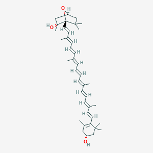 molecular formula C40H56O3 B162421 Cucurbitaxanthin A CAS No. 103955-77-7