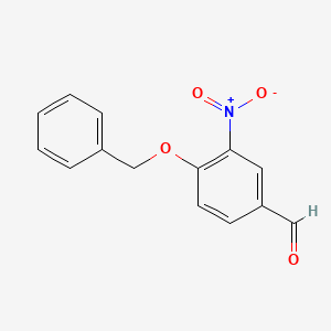 molecular formula C14H11NO4 B1624214 4-Benzyloxy-3-nitrobenzaldehyde CAS No. 22955-07-3