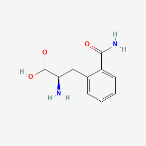 molecular formula C10H12N2O3 B1624220 (R)-2-Amino-3-(2-carbamoylphenyl)propanoic acid CAS No. 1217613-52-9