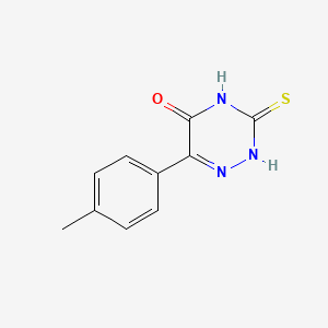 6-(4-methylphenyl)-3-thioxo-3,4-dihydro-1,2,4-triazin-5(2H)-one