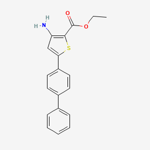 Ethyl 3-amino-5-(4-phenylphenyl)thiophene-2-carboxylate