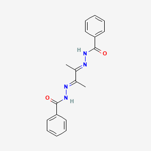 N'-(2-(Benzoylhydrazono)-1-methylpropylidene)benzohydrazide