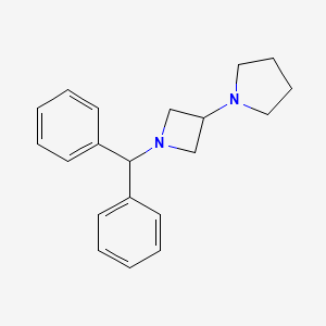 1-(1-Benzhydrylazetidin-3-yl)pyrrolidine