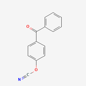Cyanic acid, 4-benzoylphenyl ester