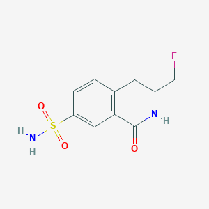 3-(Fluoromethyl)-1-oxo-1,2,3,4-tetrahydroisoquinoline-7-sulfonamide