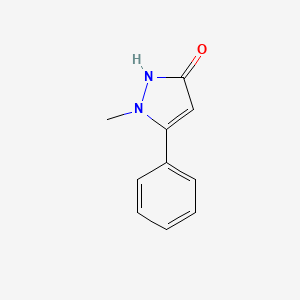 3H-Pyrazol-3-one, 1,2-dihydro-1-methyl-5-phenyl-