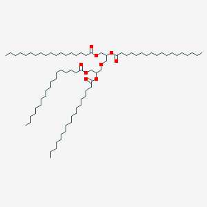 molecular formula C78H150O9 B1624269 Octadecanoic acid, tetraester with oxybis(propanediol) CAS No. 72347-89-8