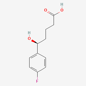 molecular formula C11H13FO3 B1624283 (5s)-5-(4-Fluorophenyl)-5-hydroxypentanoic acid CAS No. 189028-94-2
